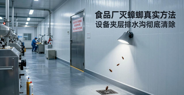 食品厂灭蟑螂_灭蟑螂的化学品_蟑螂灭厂食品安全吗